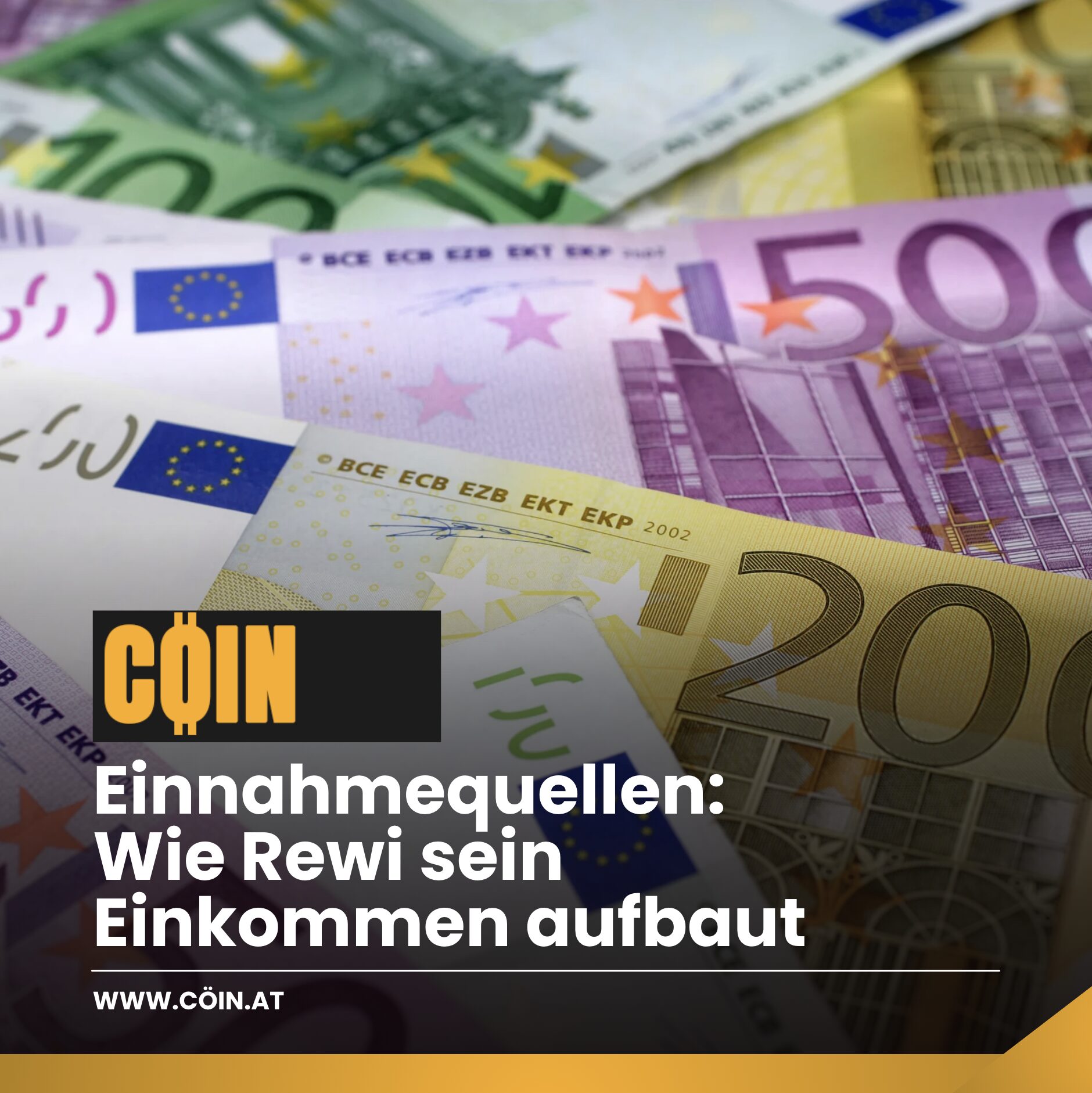 Einnahmequellen: Wie Rewi sein Einkommen aufbaut Einnahmequellen: Wie Rewi sein Einkommen aufbaut