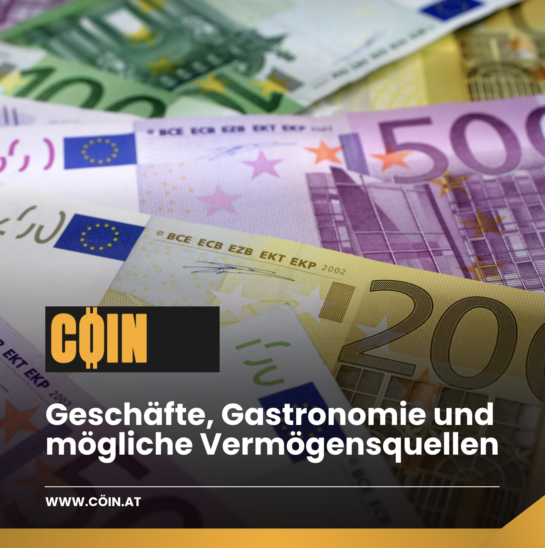 Geschäfte, Gastronomie und mögliche Vermögensquellen