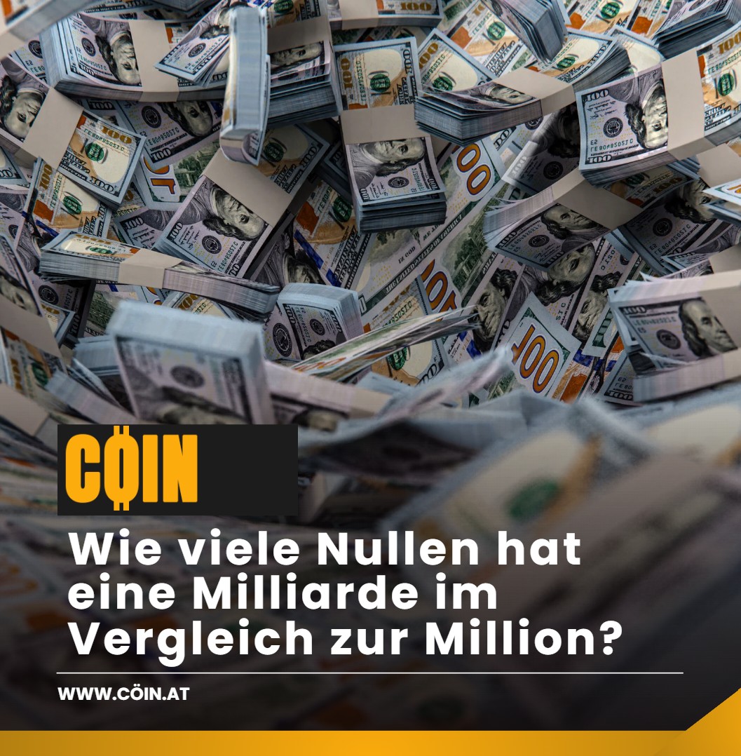 Wie viele Nullen hat eine Milliarde im Vergleich zur Million Wie viele Nullen hat eine Milliarde im Vergleich zur Million